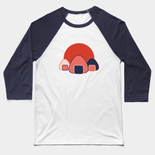 Onigiri circle Baseball T-Shirt